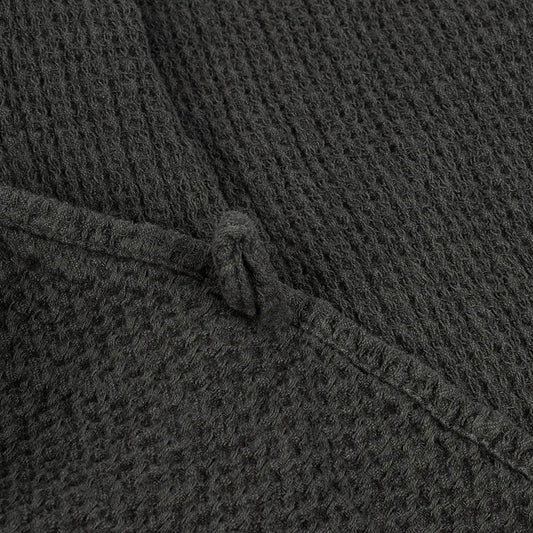Graphite Waffle Towel