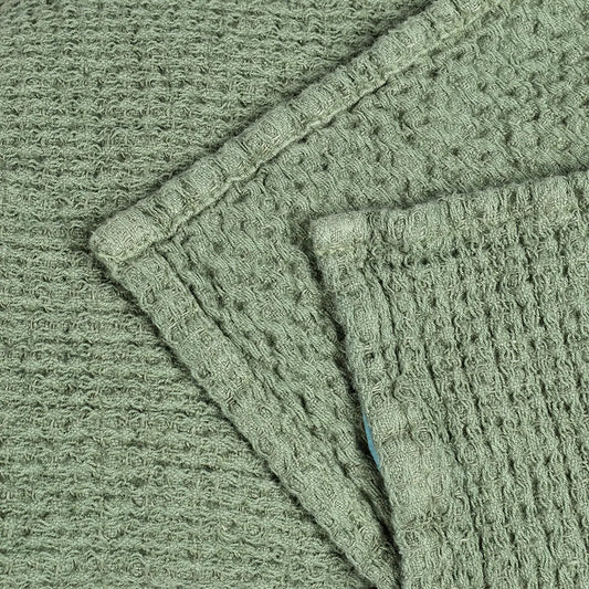 Forest Green Waffle Towel