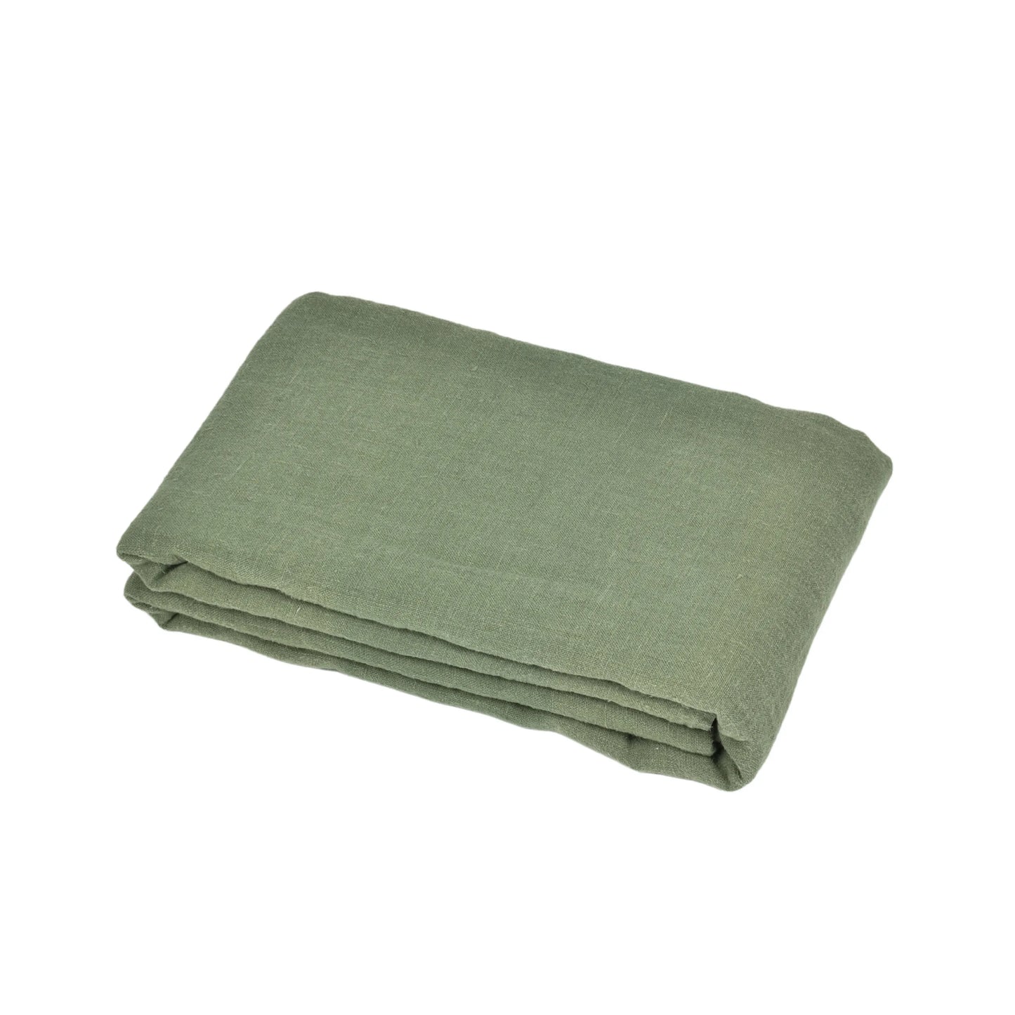 Forest Green Linen Sheet