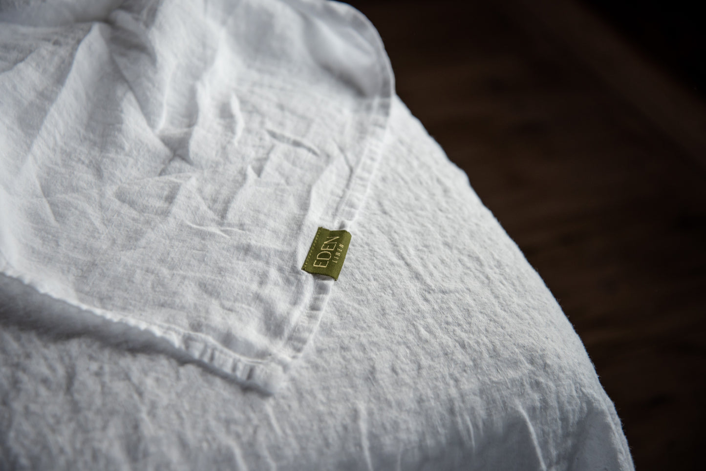 Natural White Linen Sheet