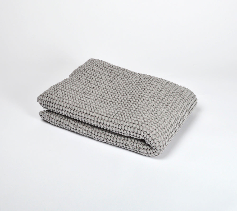 Charcoal Waffle Towel
