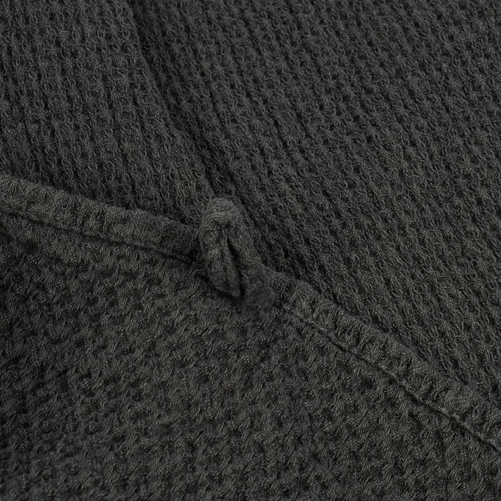 Graphite Waffle Towel
