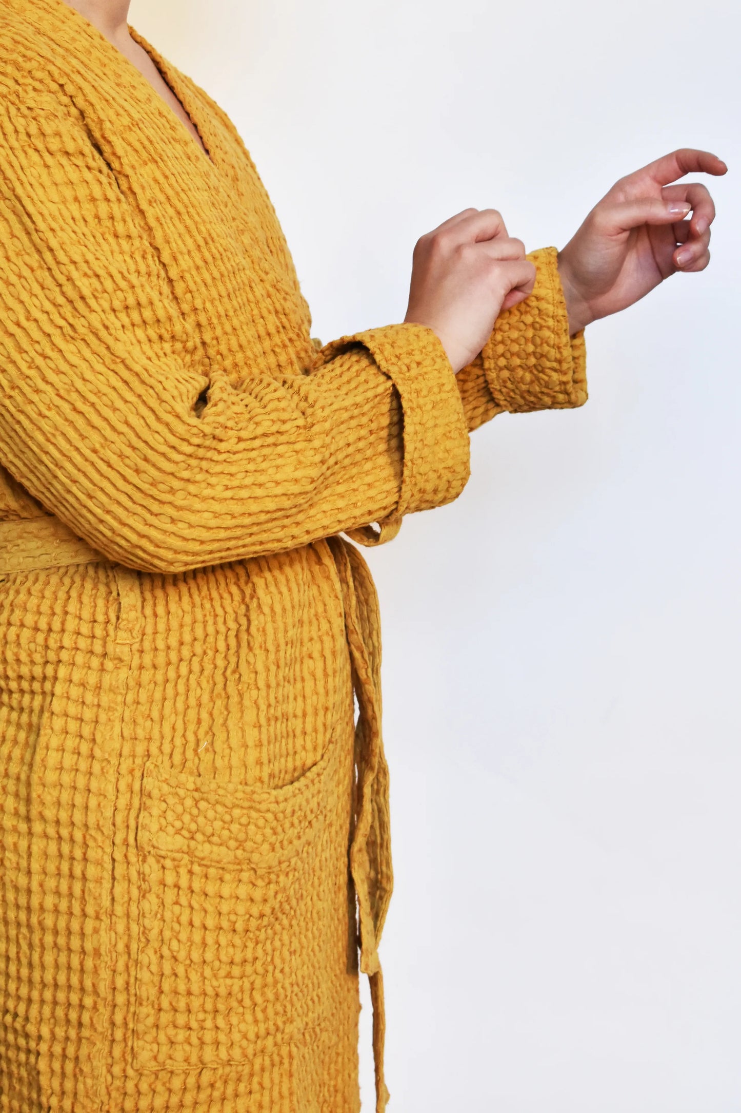 Mustard Bathrobe