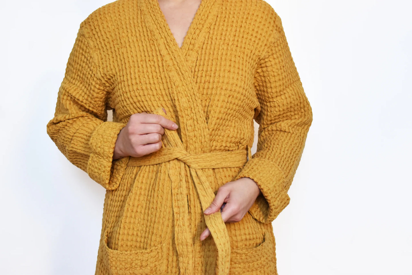 Mustard Bathrobe