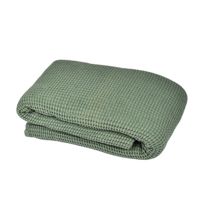 Forest Green Bedspread & Throw