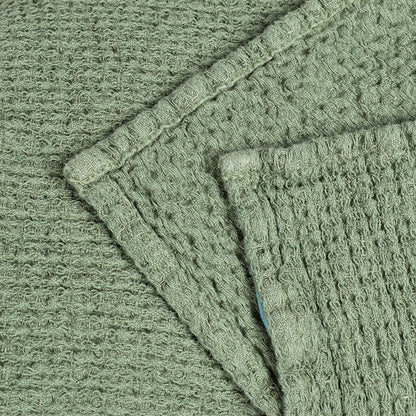 Forest Green Waffle Towel