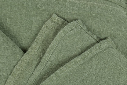 Forest Green Linen Sheet