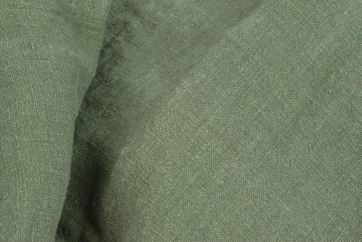 Forest Green Linen Sheet