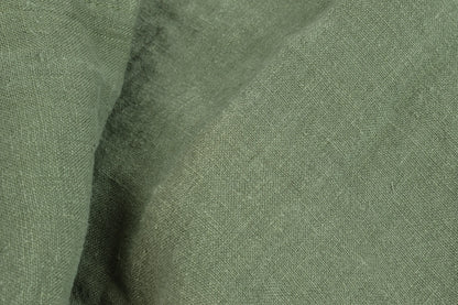 Forest Green Linen Sheet